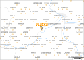 map of V Lúžku