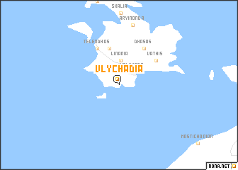 map of Vlychádia