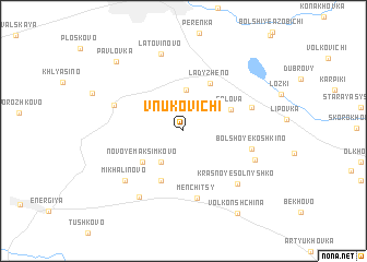 map of Vnukovichi