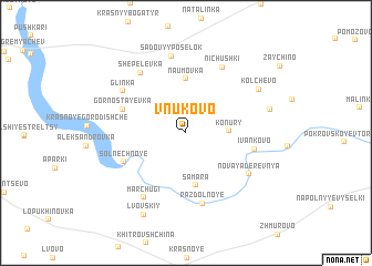 map of Vnukovo