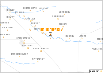 map of (( Vnukovskiy ))