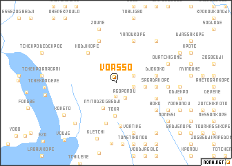 map of Vo Asso