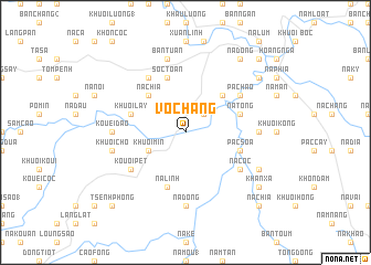 map of Vò Chang