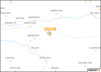 map of Vocha