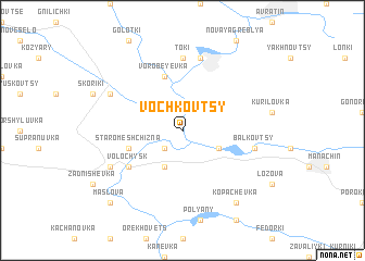 map of Vochkovtsy