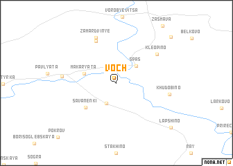 map of Voch\