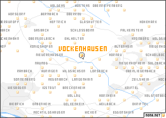 map of Vockenhausen