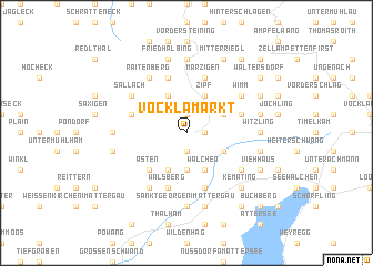 map of Vöcklamarkt