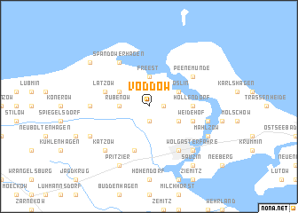 map of Voddow