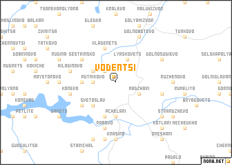 map of Vodentsi