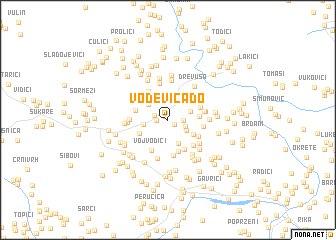 map of Vodevica Do