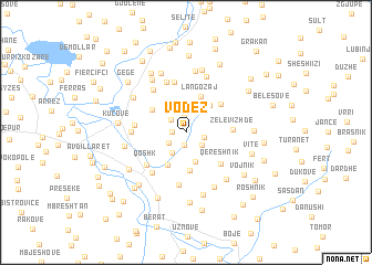 map of Vodëz