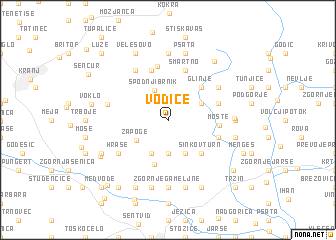 map of Vodice