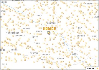 map of Vodice