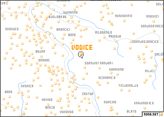 map of Vodice