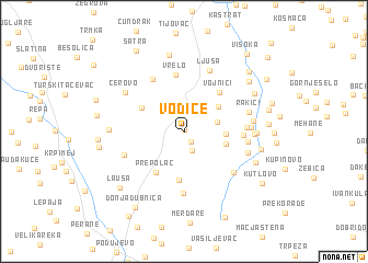 map of Vodice