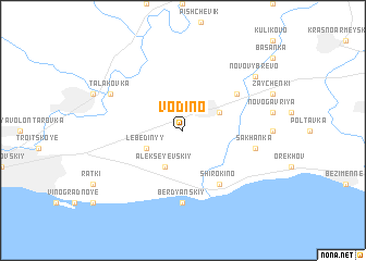 map of Vodino