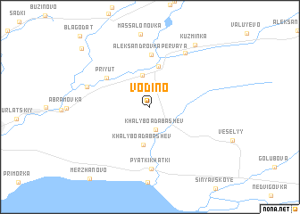 map of Vodino