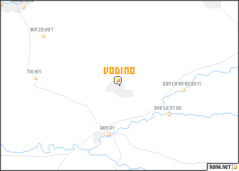 map of Vodino