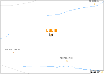 map of Vodin