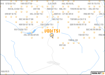 map of Voditsi