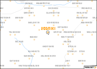 map of Vodniki