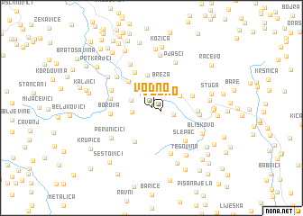 map of Vodno