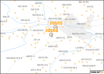 map of Vodno