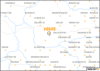 map of Vodno