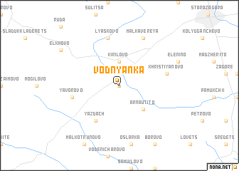 map of Vodnyanka