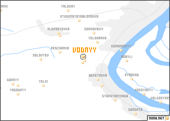 map of Vodnyy