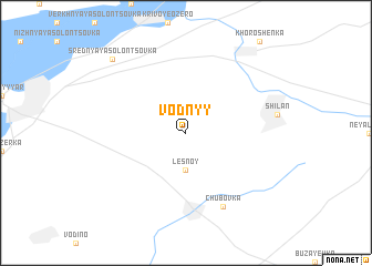 map of Vodnyy