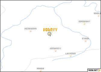 map of Vodnyy