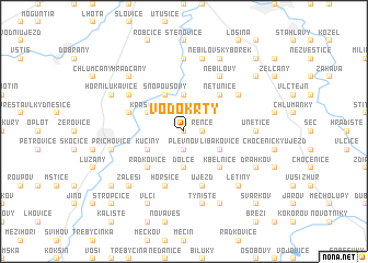 map of Vodokrty