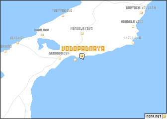 map of (( Vodopadnaya ))