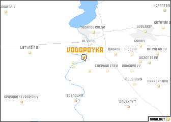 map of Vodopoyka