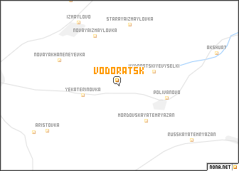 map of Vodoratsk