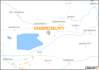 map of Vodorazdel\