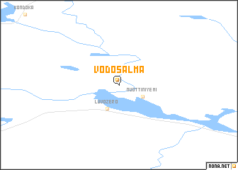 map of Vodosalma