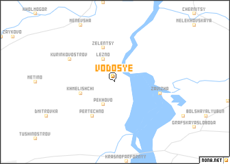 map of Vodos\