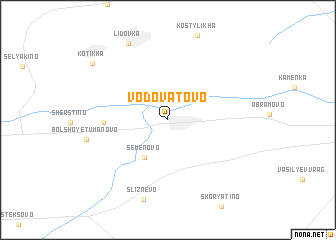 map of Vodovatovo