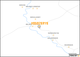 map of Vodozer\