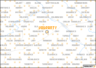 map of Vodranty