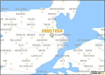 map of Vodstrup