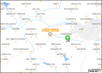 map of Vodyane