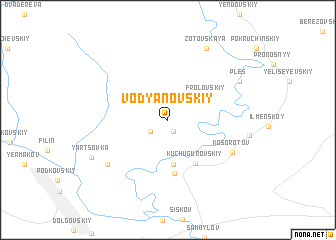 map of Vodyanovskiy