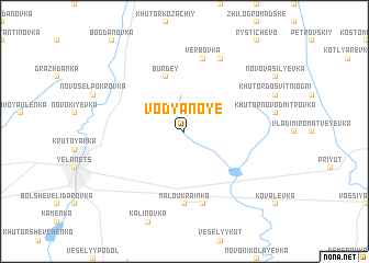 map of Vodyanoye