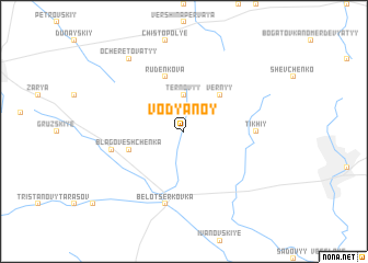 map of Vodyanoy