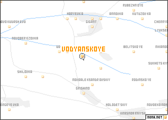 map of Vodyanskoye