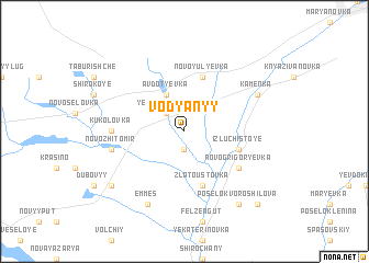 map of Vodyanyy